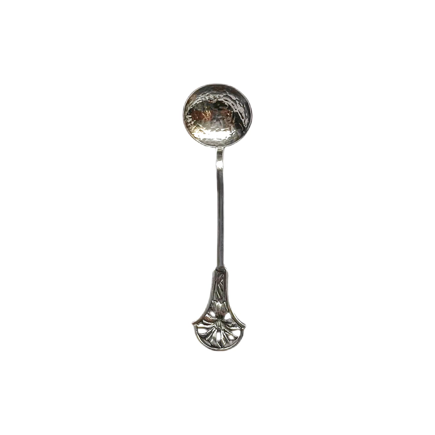 Early 20th century Australian sterling silver condiment spoon, James A Linton, Perth, Western Australia.