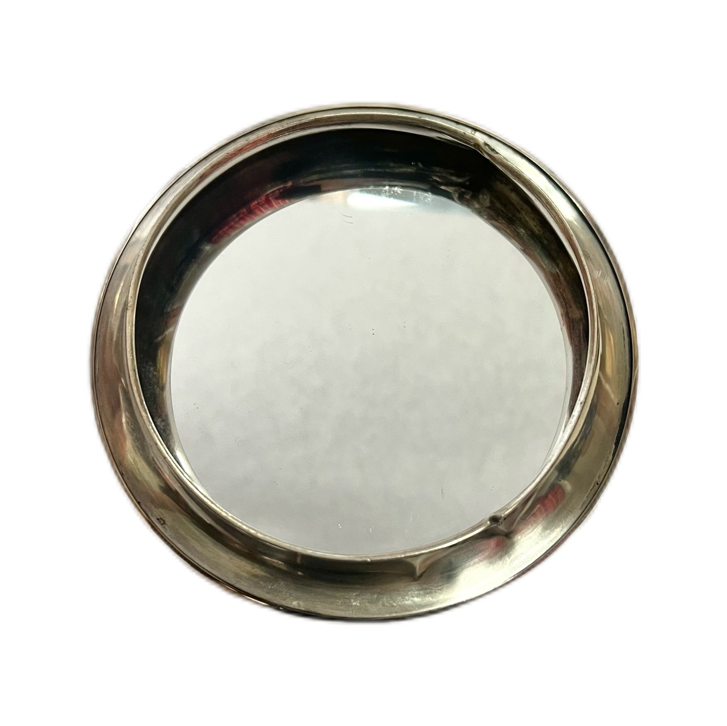 George V sterling silver lidded powder bowl, Fred H Adams & Co