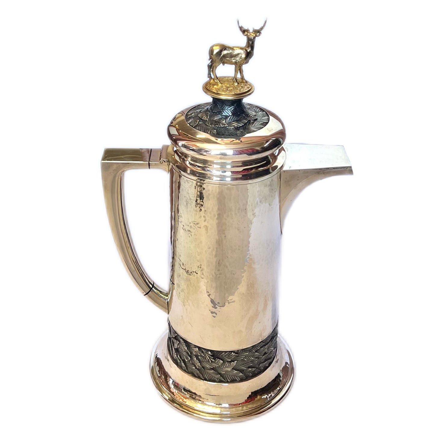 Rare British Post-War Silver Hector Miller for Aurum Epping Forest Centenary Flagon