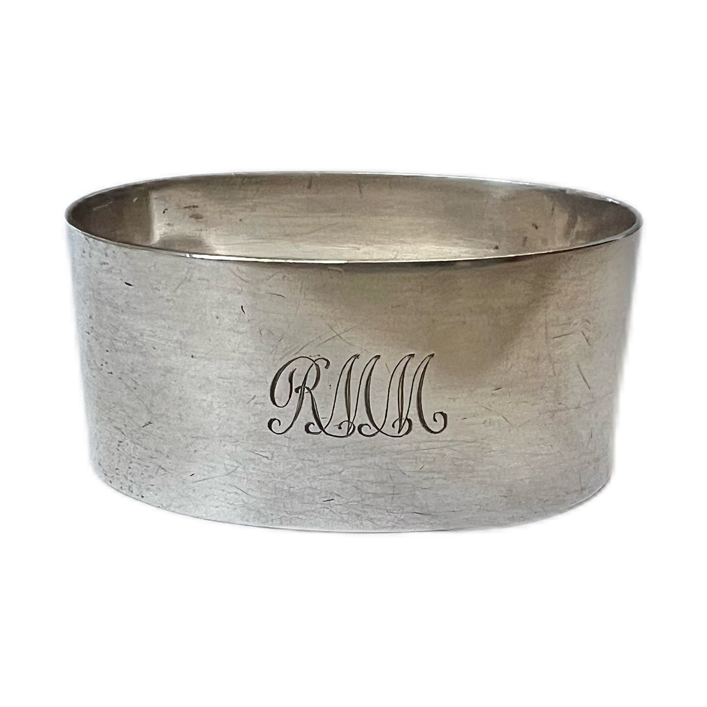 Antique Australian or New Zealand sterling silver napkin ring