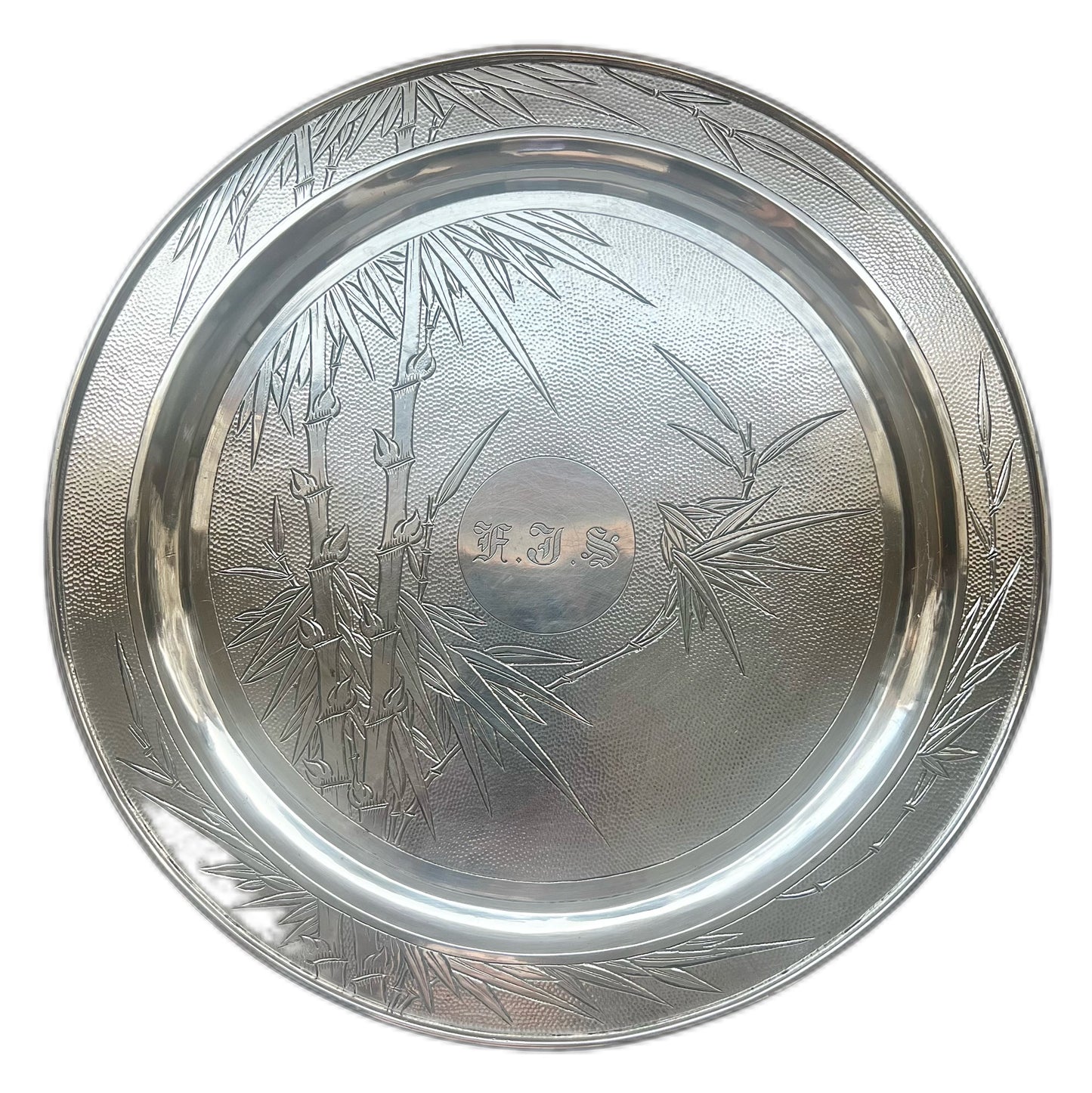 Antique Chinese export tray with marks for C.J. Co for the China Jewelry Company