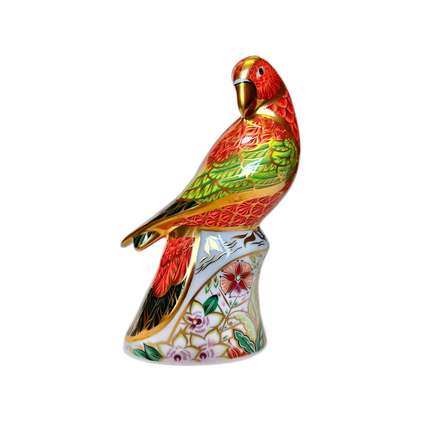 Royal Crown Derby ‘Lorikeet’ paperweight figurine w/ box and certificate