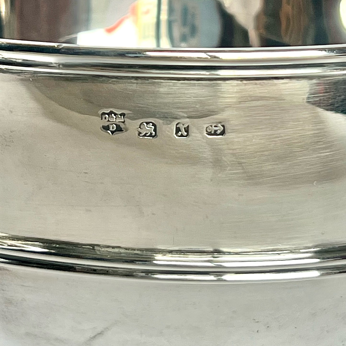 Antique sterling silver twin-handled presentation Rosebowl