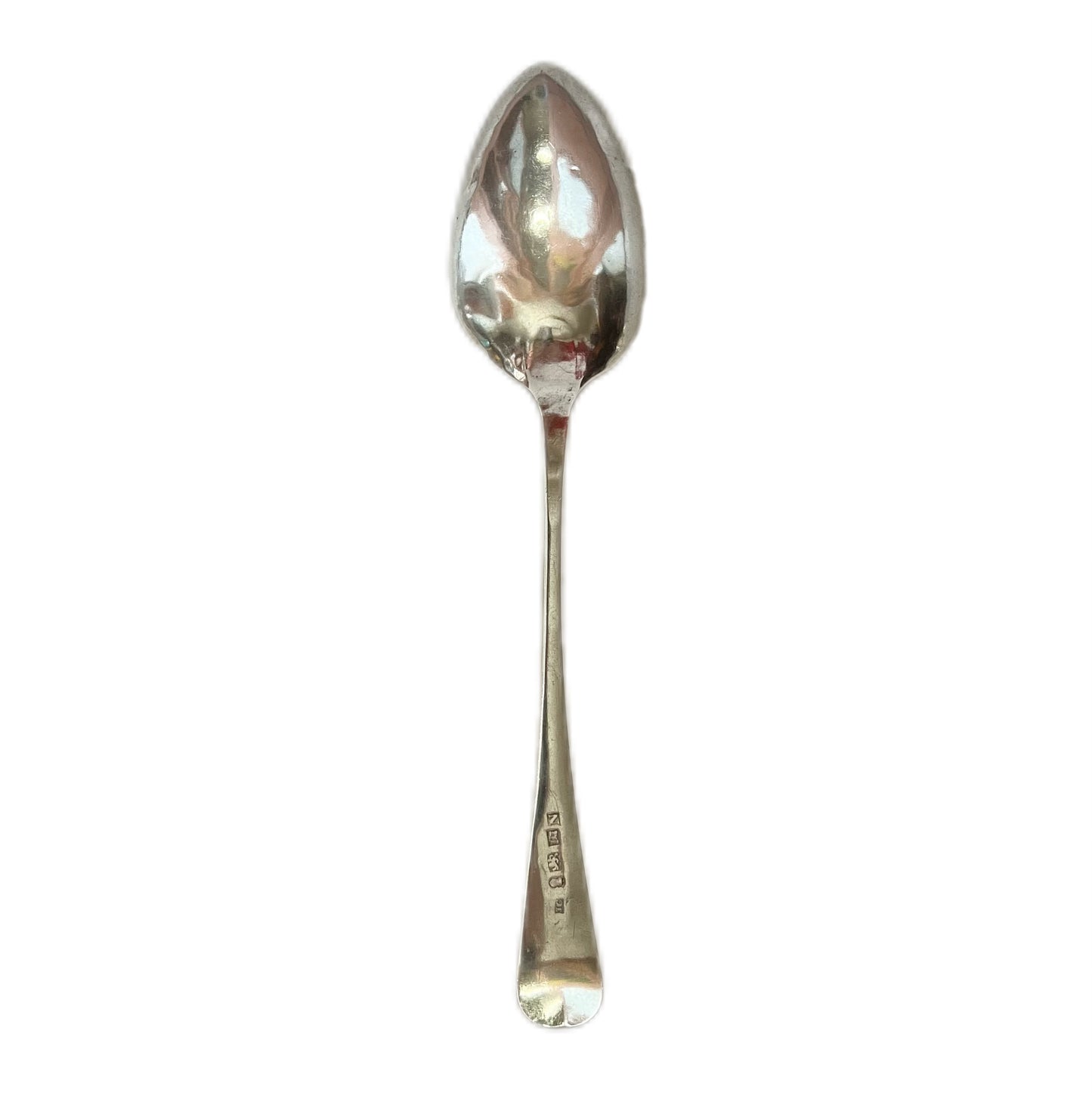 Antique English provincial sterling silver George III spoon by George Goss, Exeter