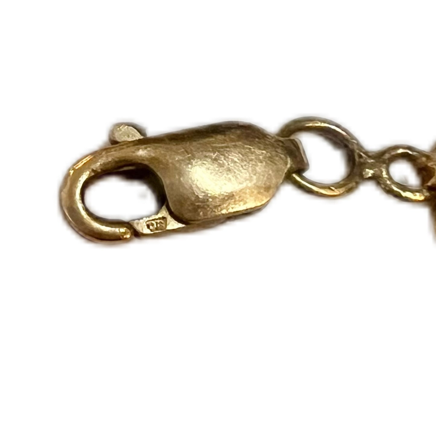 Vintage Edwardian style English 9 carat gold and ruby bracelet