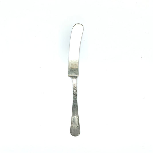 Antique Chinese export silver butter spreader, circa late 19th century to 20th century
