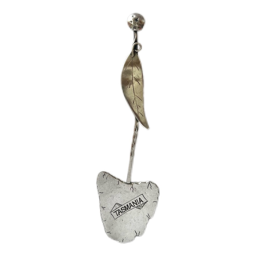 Late colonial to early Federation Australian sterling silver Tasmanian souvenir spoon, William Golding (Golding & Sons)