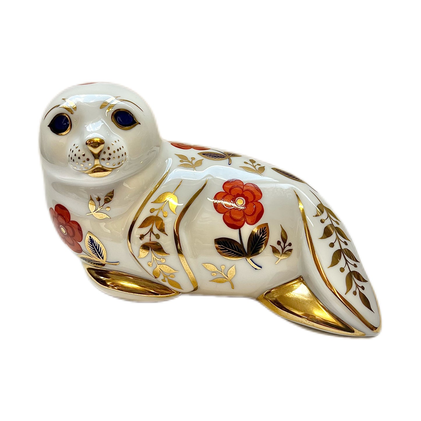 Royal Crown Derby Harbour Seal figurine circa 1986