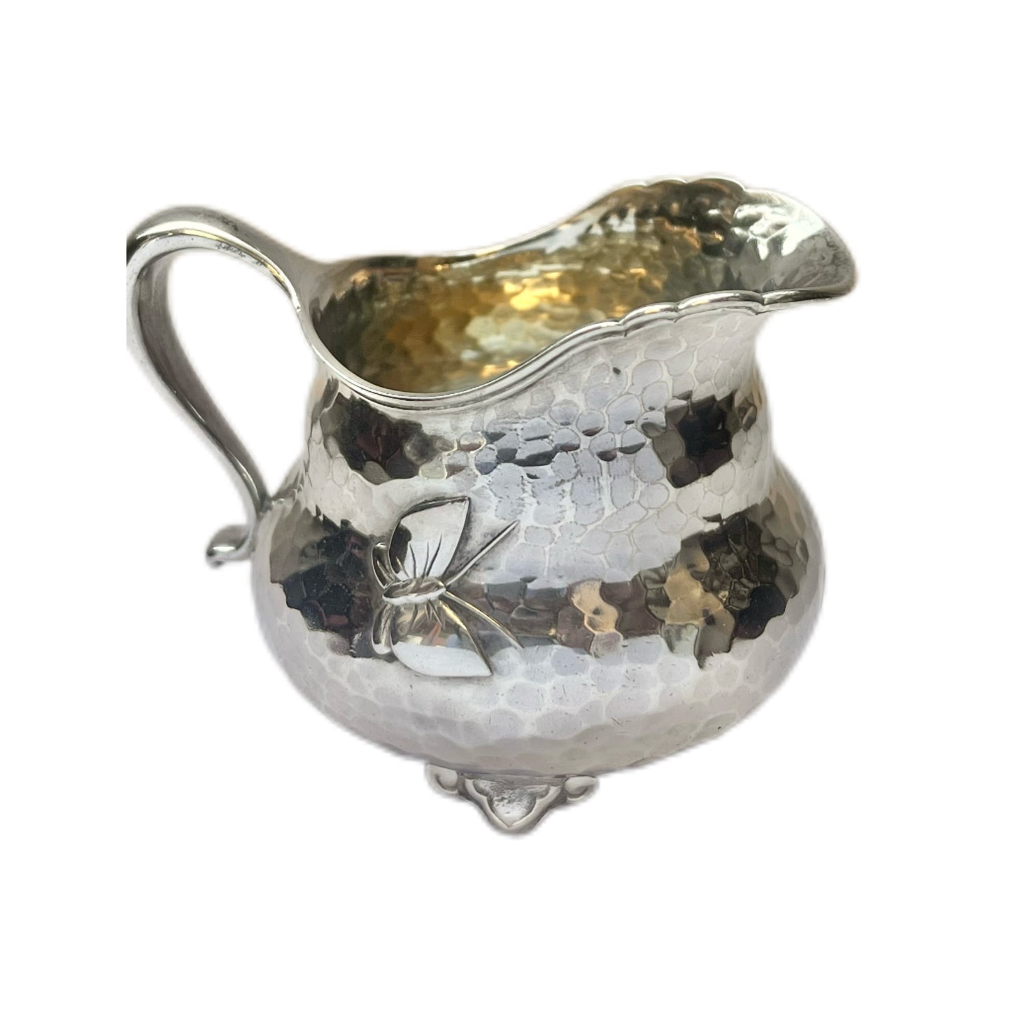 Rare, museum-quality antique Tiffany & Co antique sterling silver sugar bowl & creamer jug set Edward Chandler Moore Period