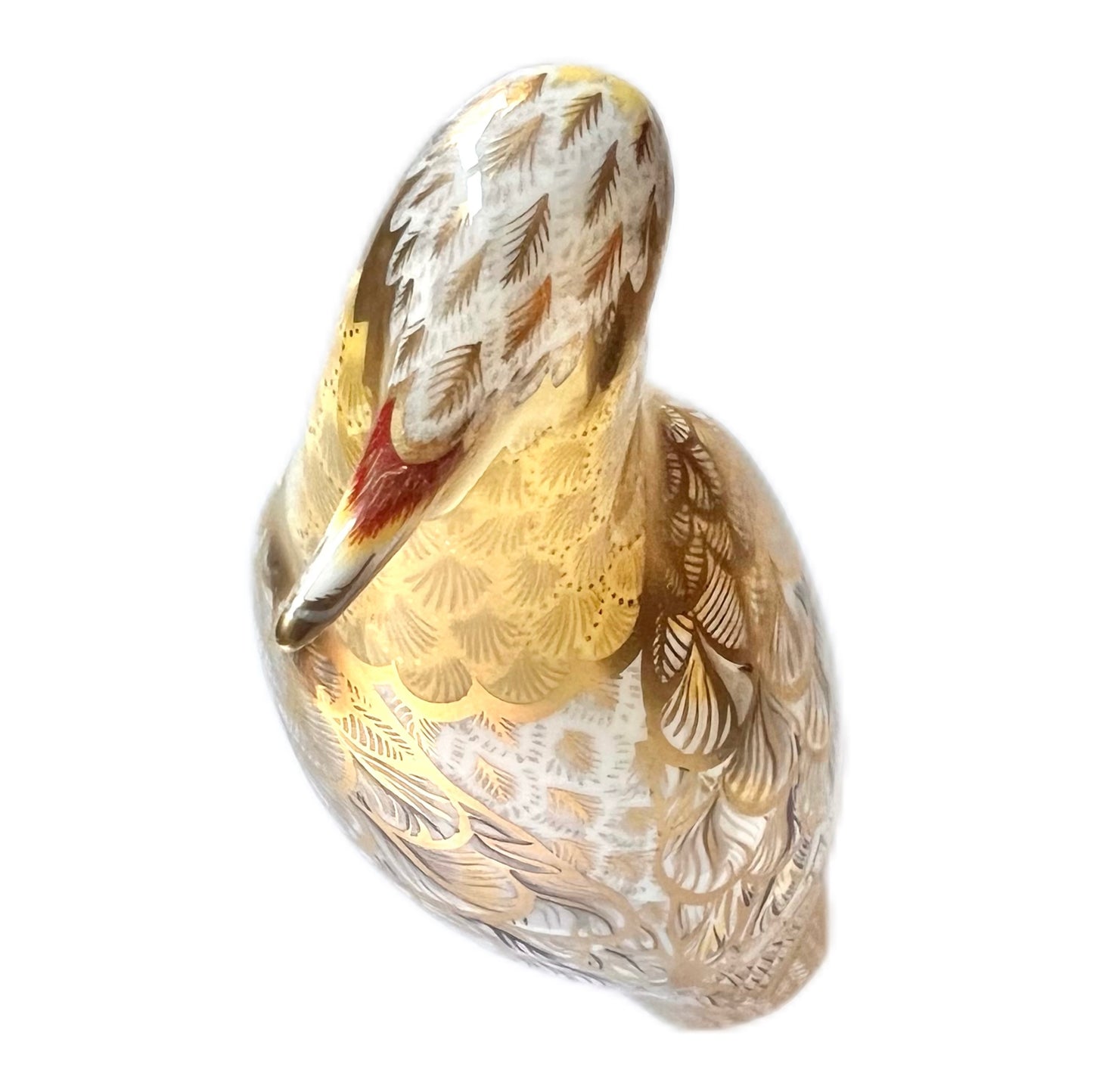 Rare Vintage Royal Crown Derby Citron Cockatoo paperweight figurine, Pre-Release Limited Edition