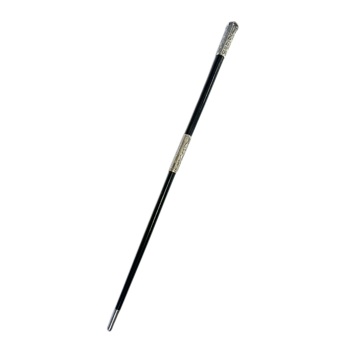 Antique George V ebony and sterling silver conductor’s baton