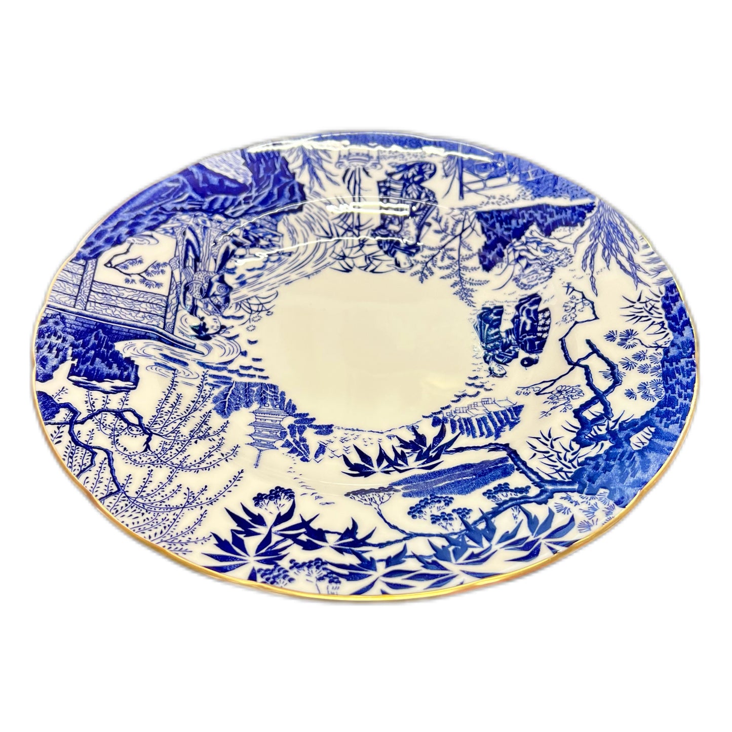 Vintage Royal Crown Derby Mikado pattern dinner plate circa 1976