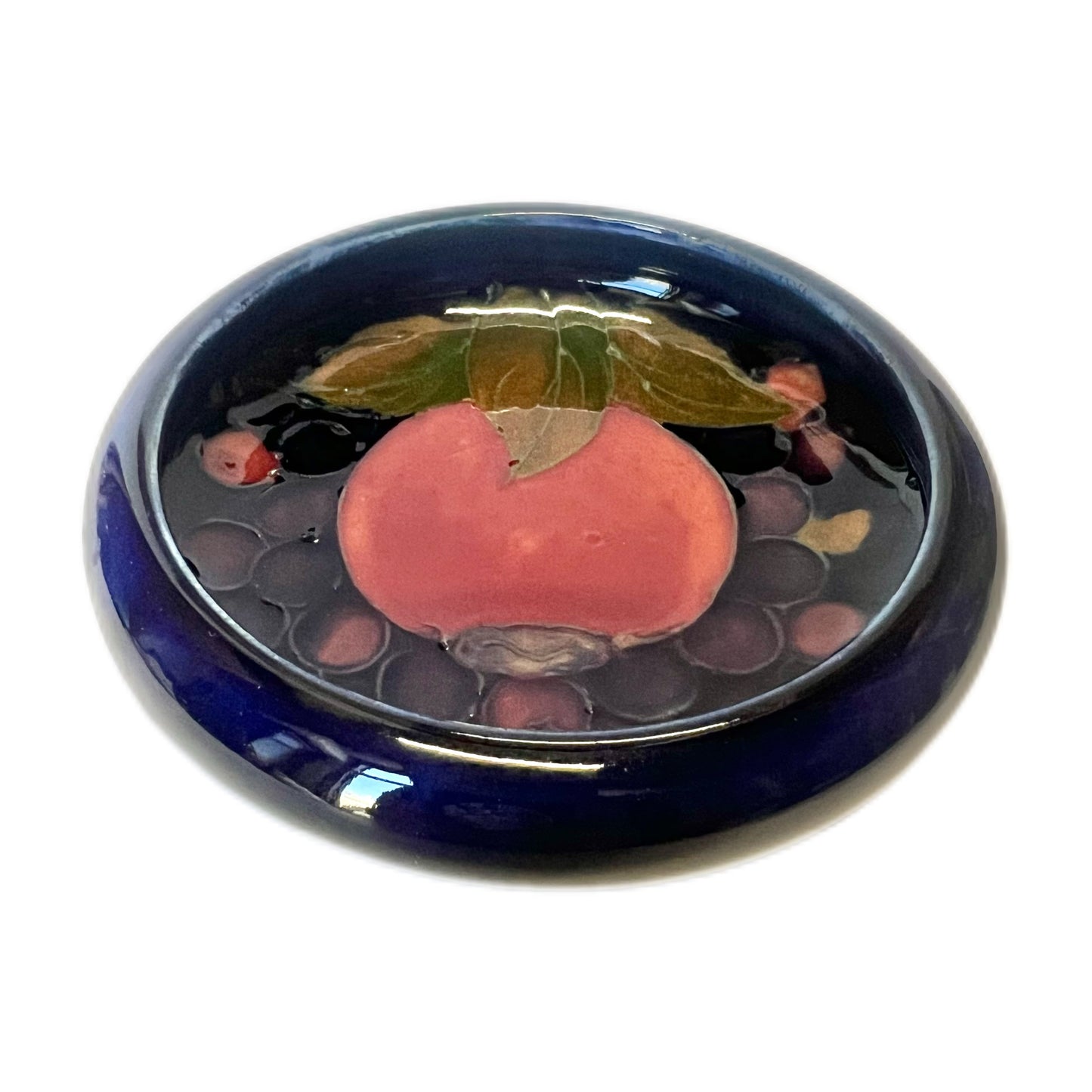 Vintage Moorcroft Pomegranate trinket or pin dish