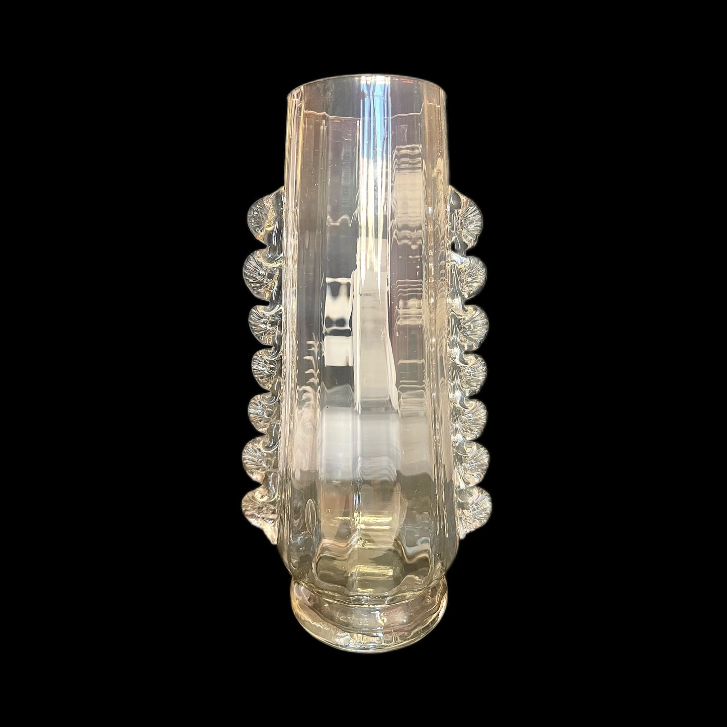 Antique Mary Gregory hand-blown glass vase