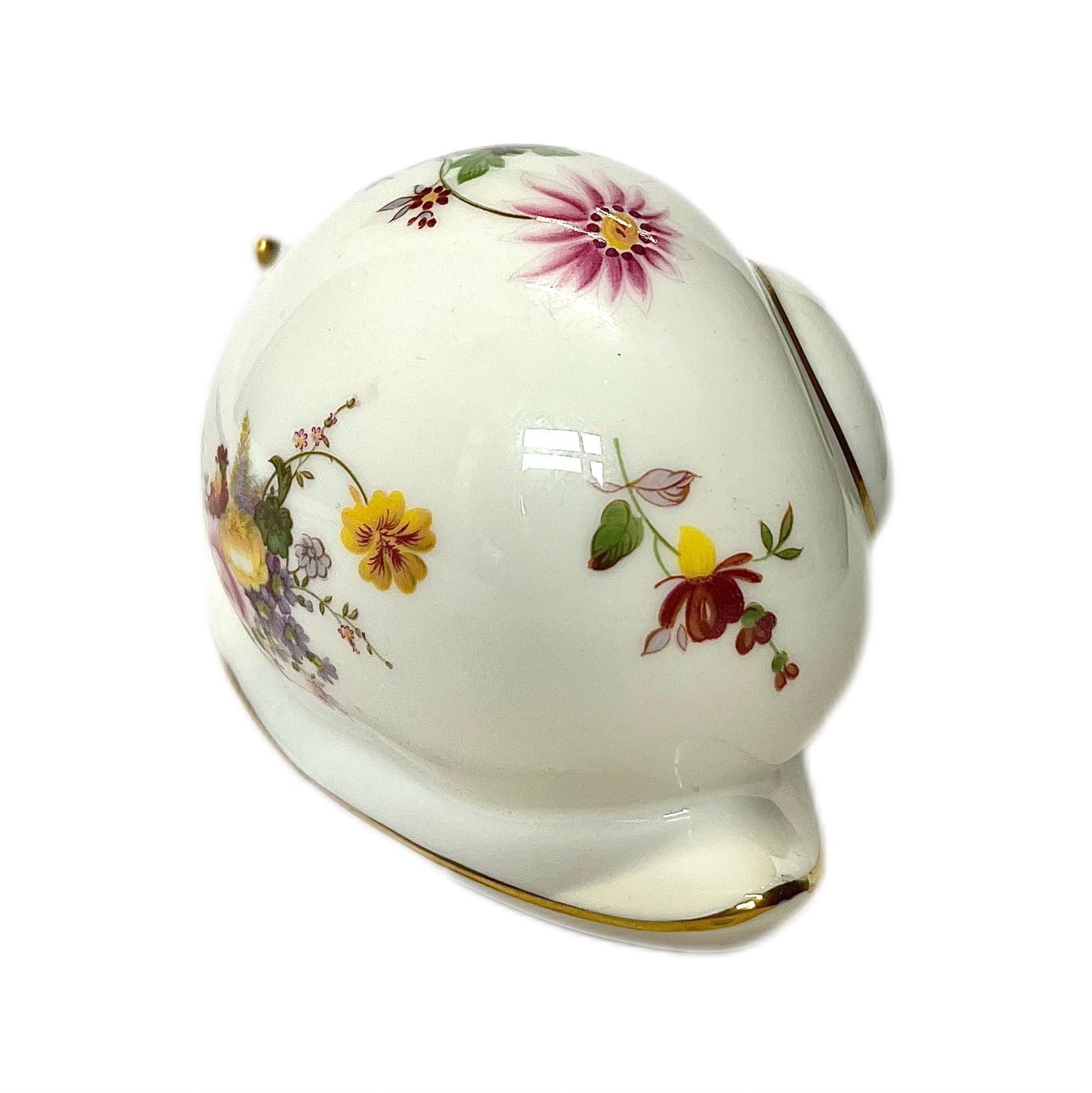Vintage Royal Crown Derby Posies Snail paperweight figurine, 1st quality