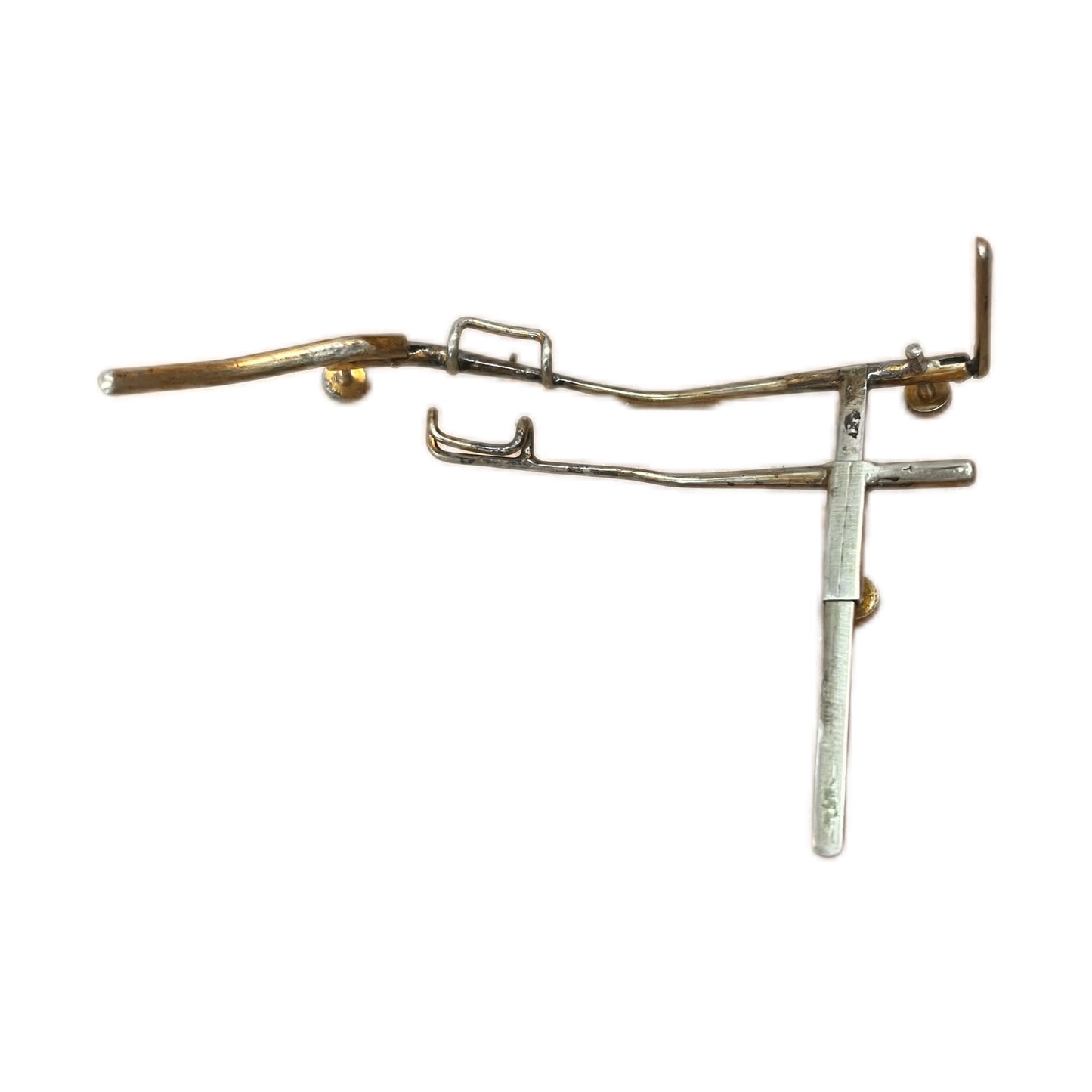 Antique John Weiss & Co eye speculum and wax eye model