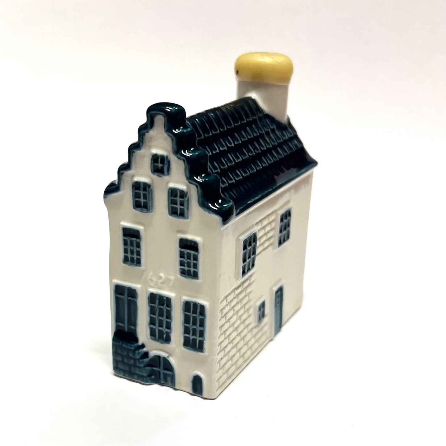 Vintage KLM Delft miniature House 2 novelty decanter