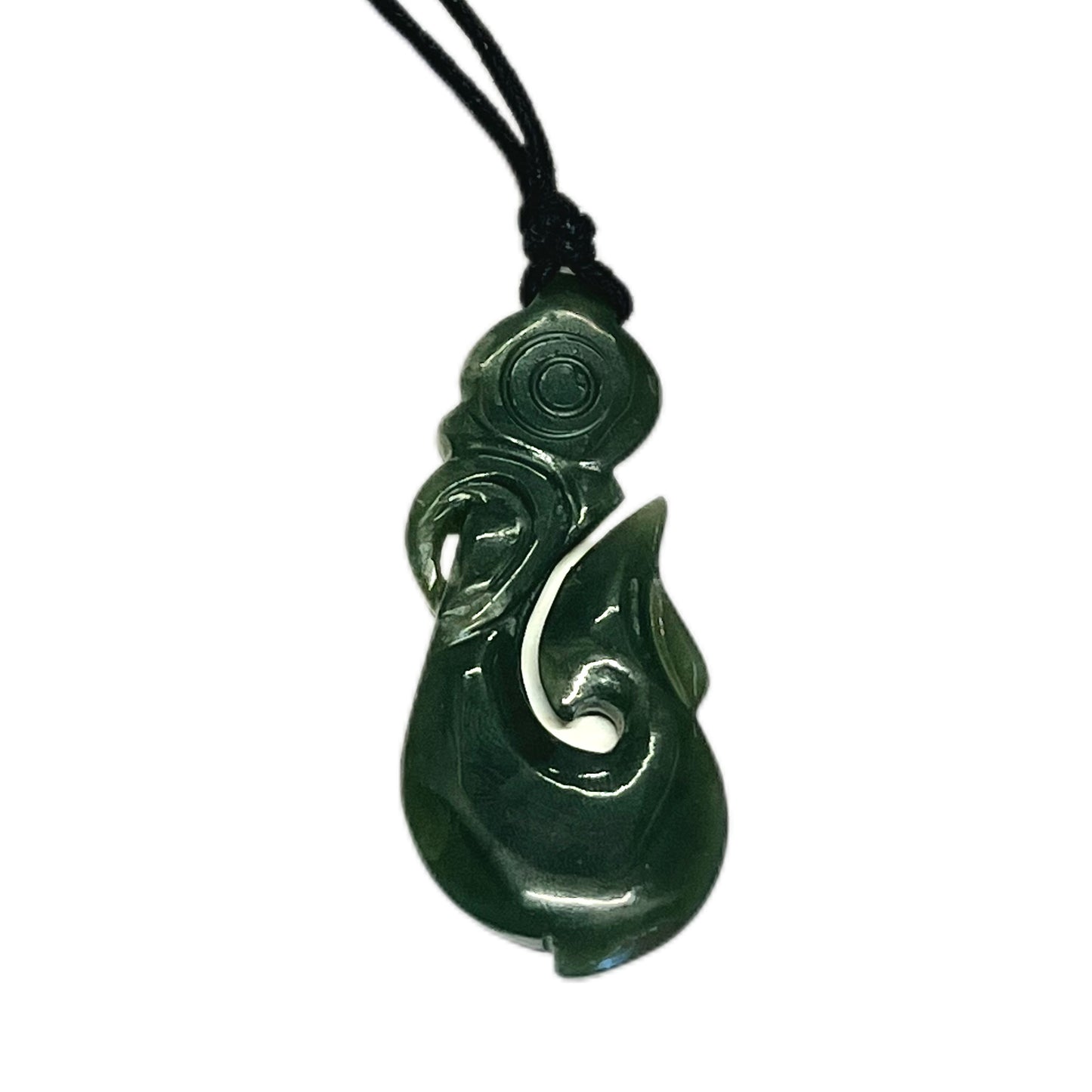 Vintage New Zealand manaia pounamu nephrite jade pendant