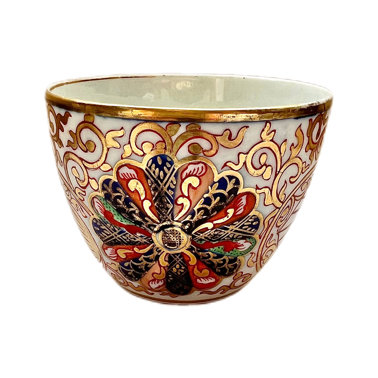 Antique early 19th century Regency Period Coalport hard-paste porcelain Bute teacup
