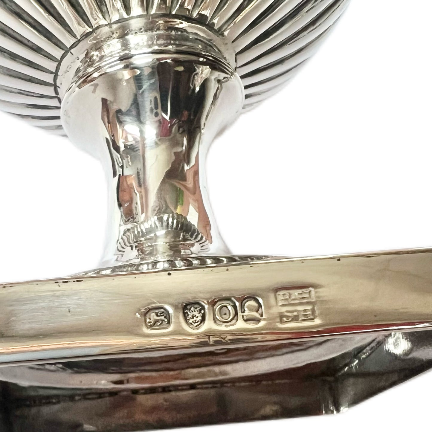 Antique George III sterling silver chalice by Robert Hennell I & Samuel Hennell.