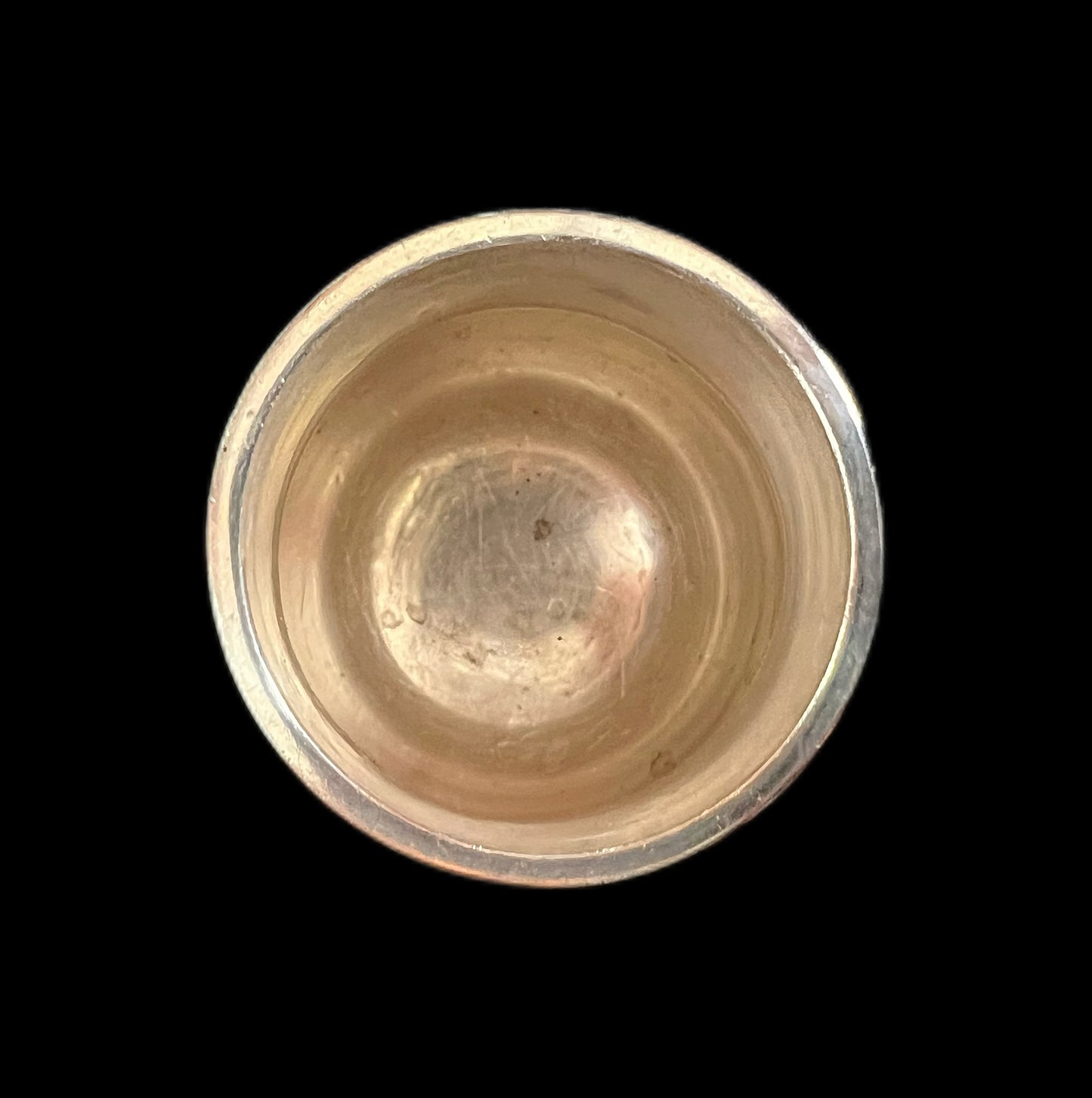 Near antique George V sterling silver muffineer. London, 1928, C.S. Harris & Sons Ltd.