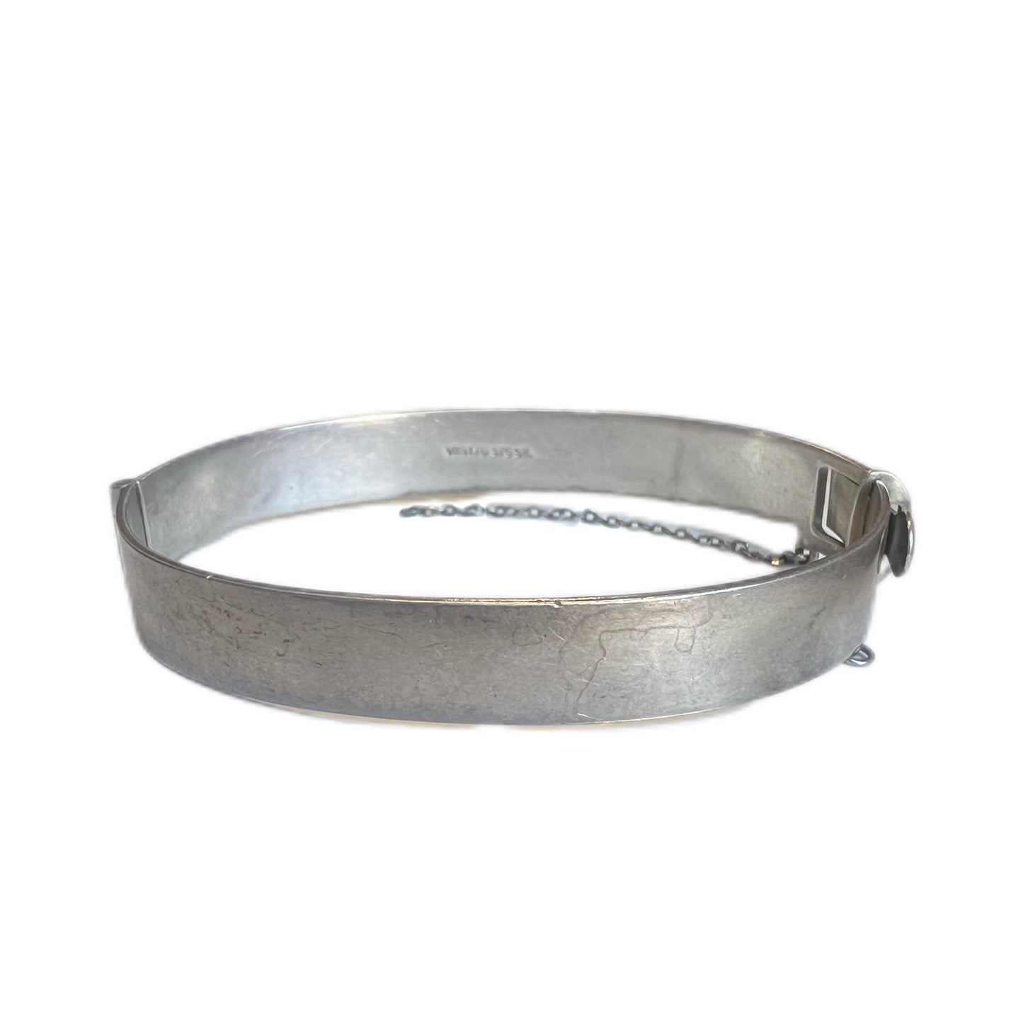 Vintage sterling silver Victorian Revival bangle