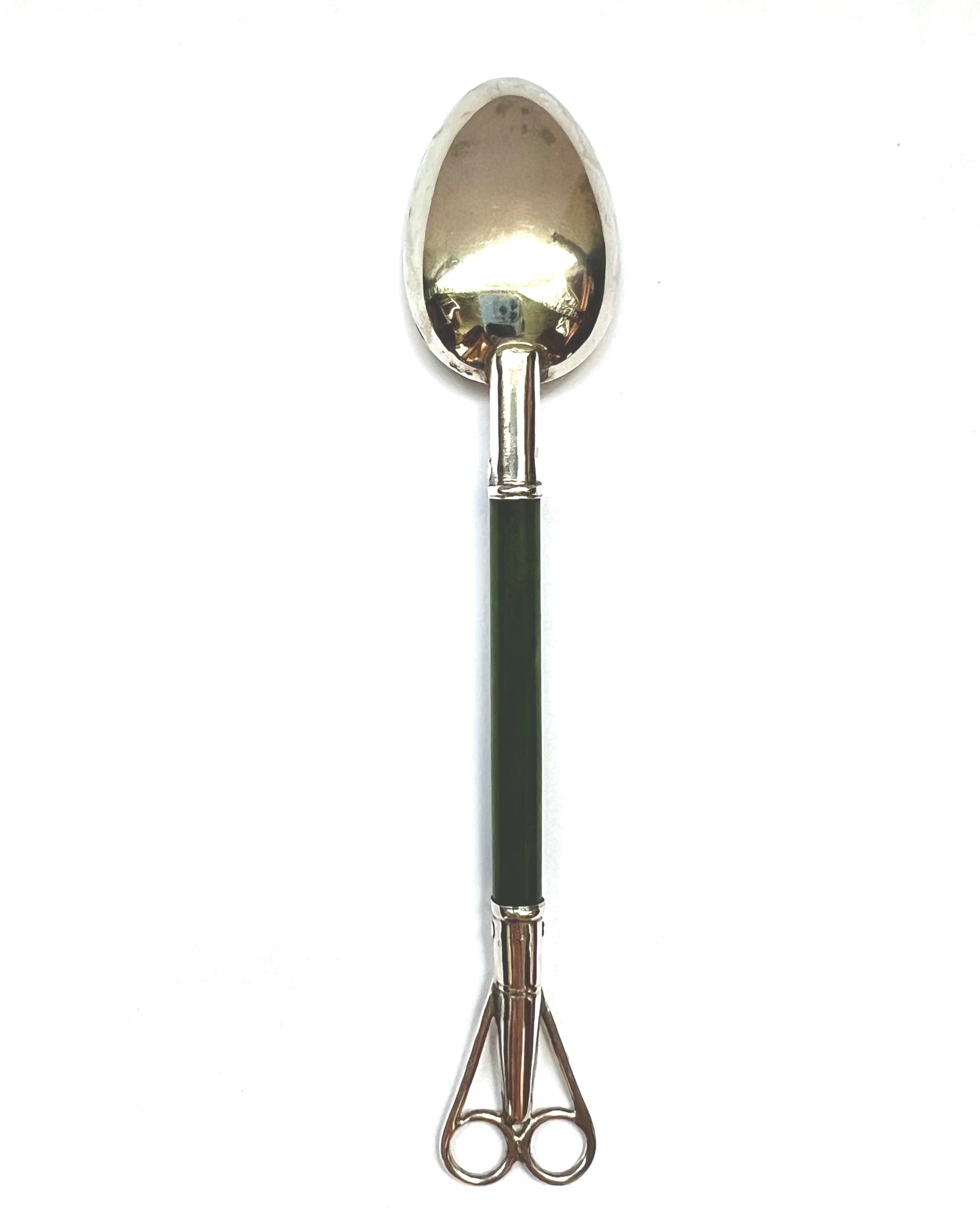 Antique New Zealand sterling silver tea spoon, Chester, 1922, William Vale & Sons