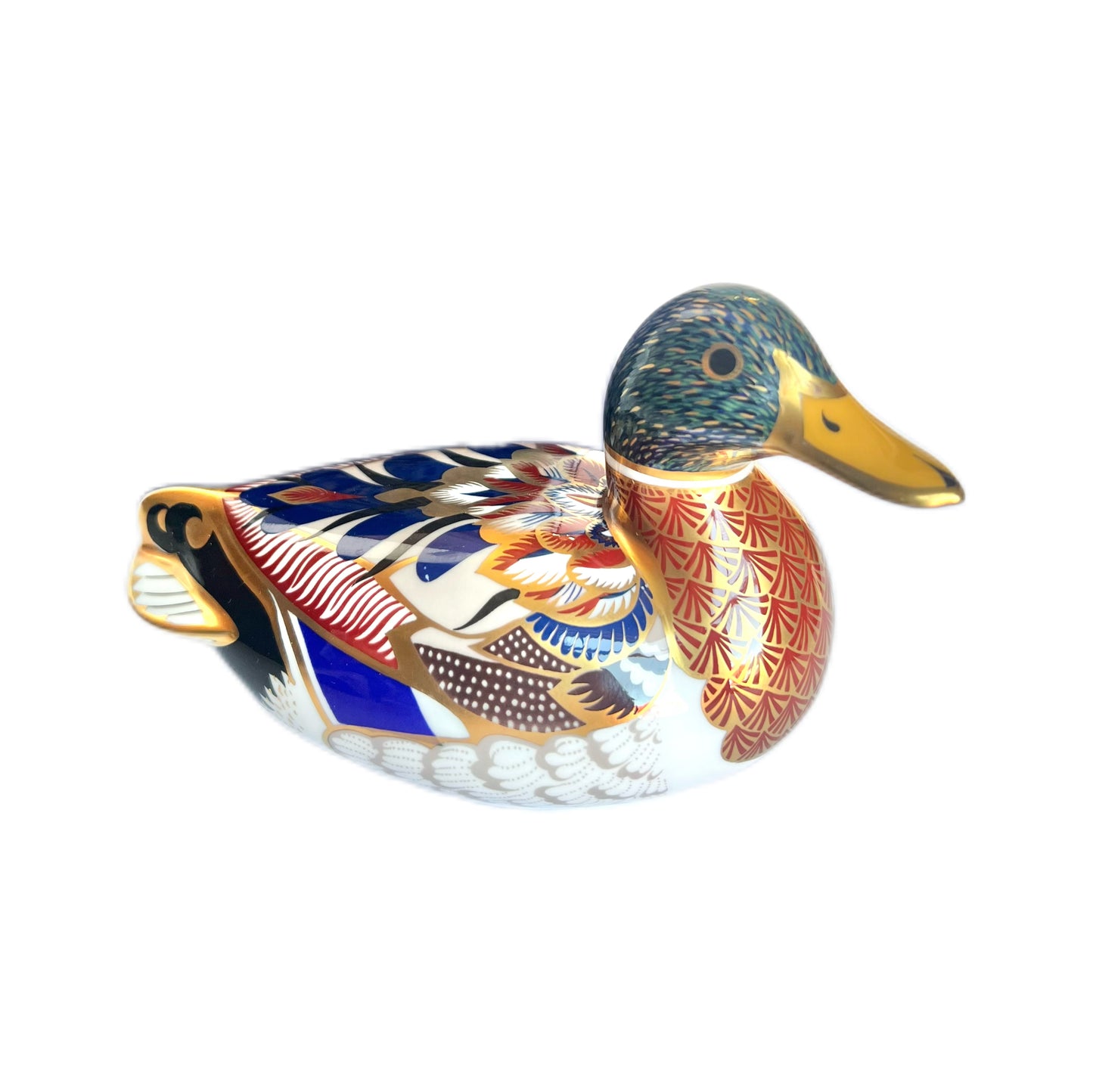 Vintage Royal Crown Derby Mallard paperweight figurine circa 1998