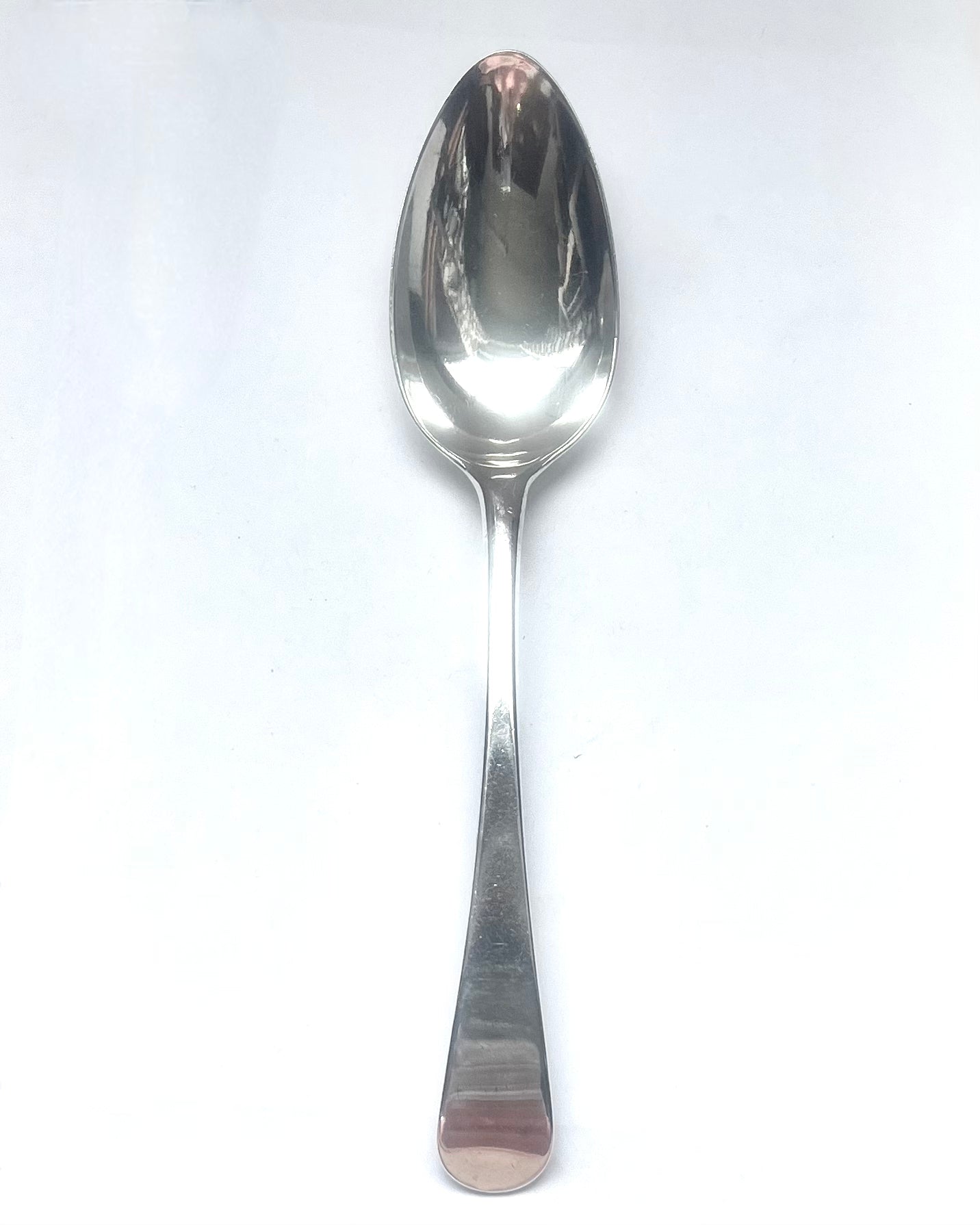 Antique George III sterling silver tablespoon, Samuel Godbehere & Edward Wigan, London, 1789