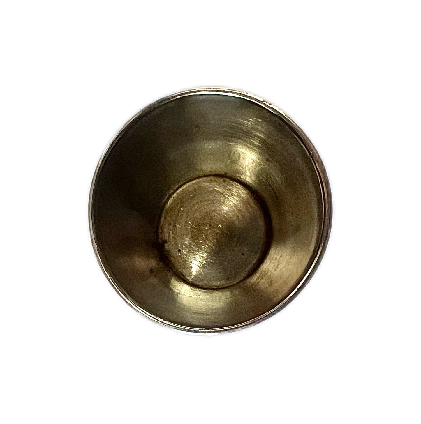 Antique Chinese export silver bamboo shot glass by Zee Sung