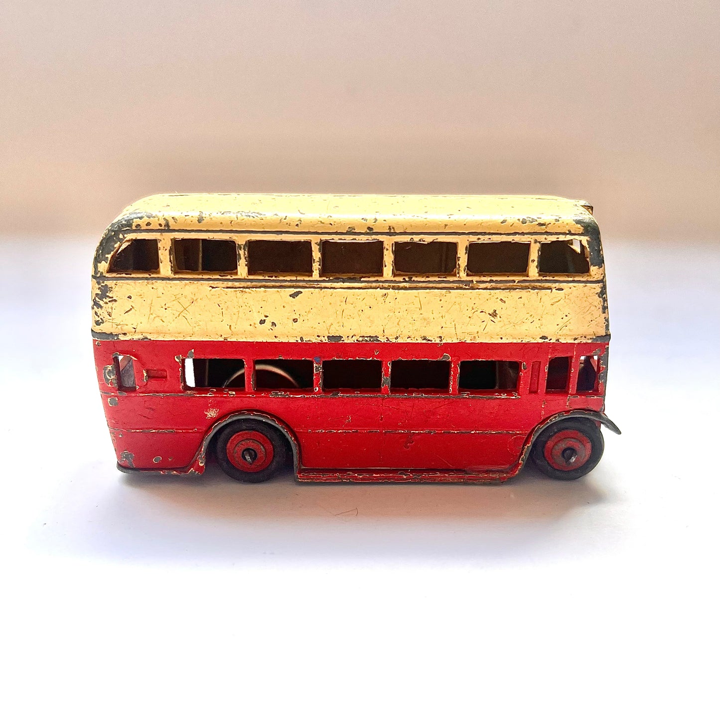 Vintage Dinky Double Decker Bus model toy car, model number 290 29C