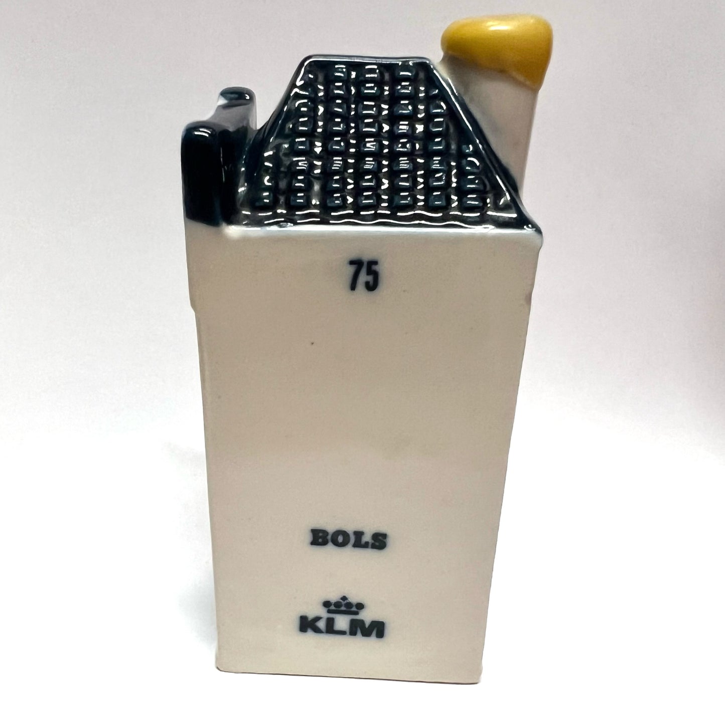 Vintage KLM Delft miniature House 75 novelty decanter