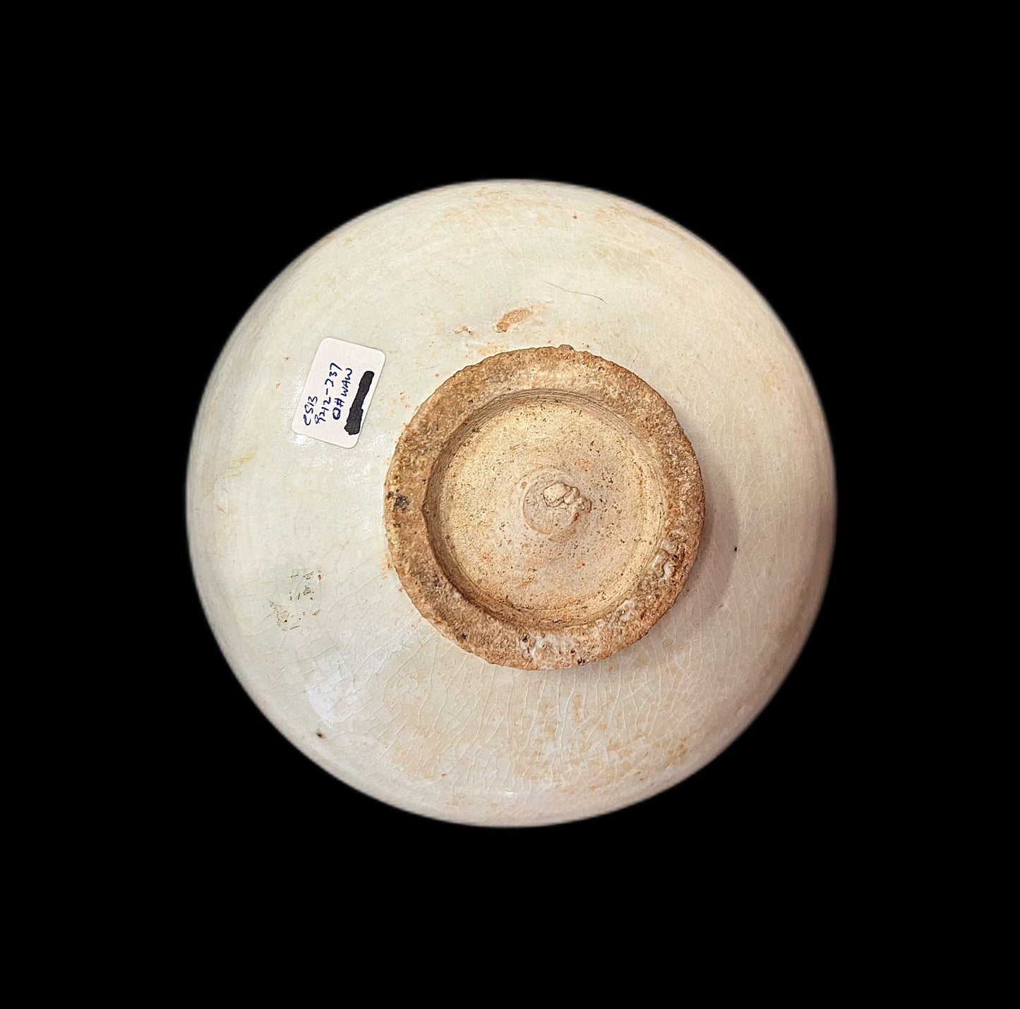 Antique Song dynasty Qingbai fluted dish