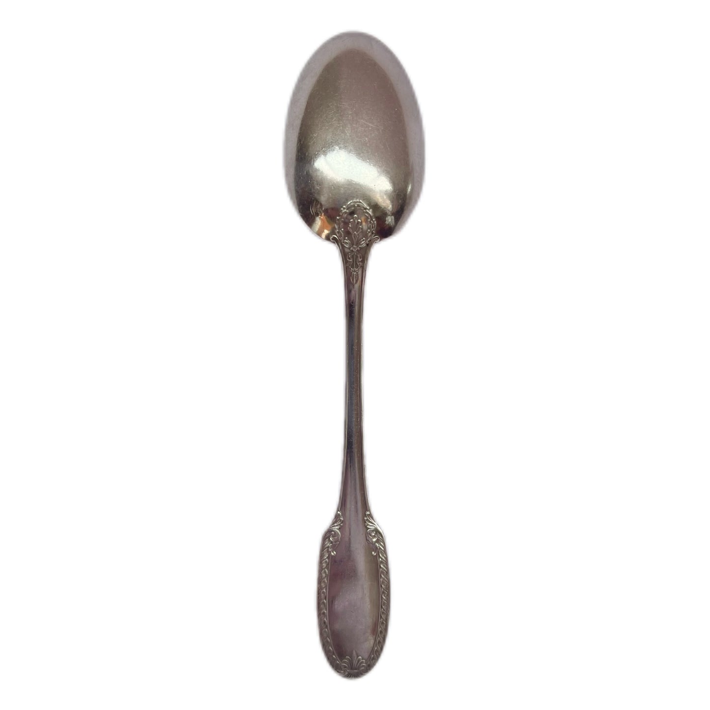 Late 19th to early 20th century French antique .950 silver teaspoons, set of 6 by Ravinet d'Enfert