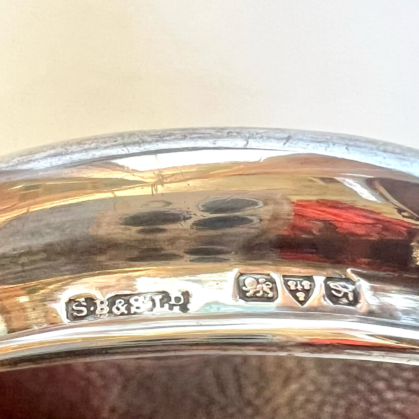 Antique George V glass and sterling silver toiletry jar