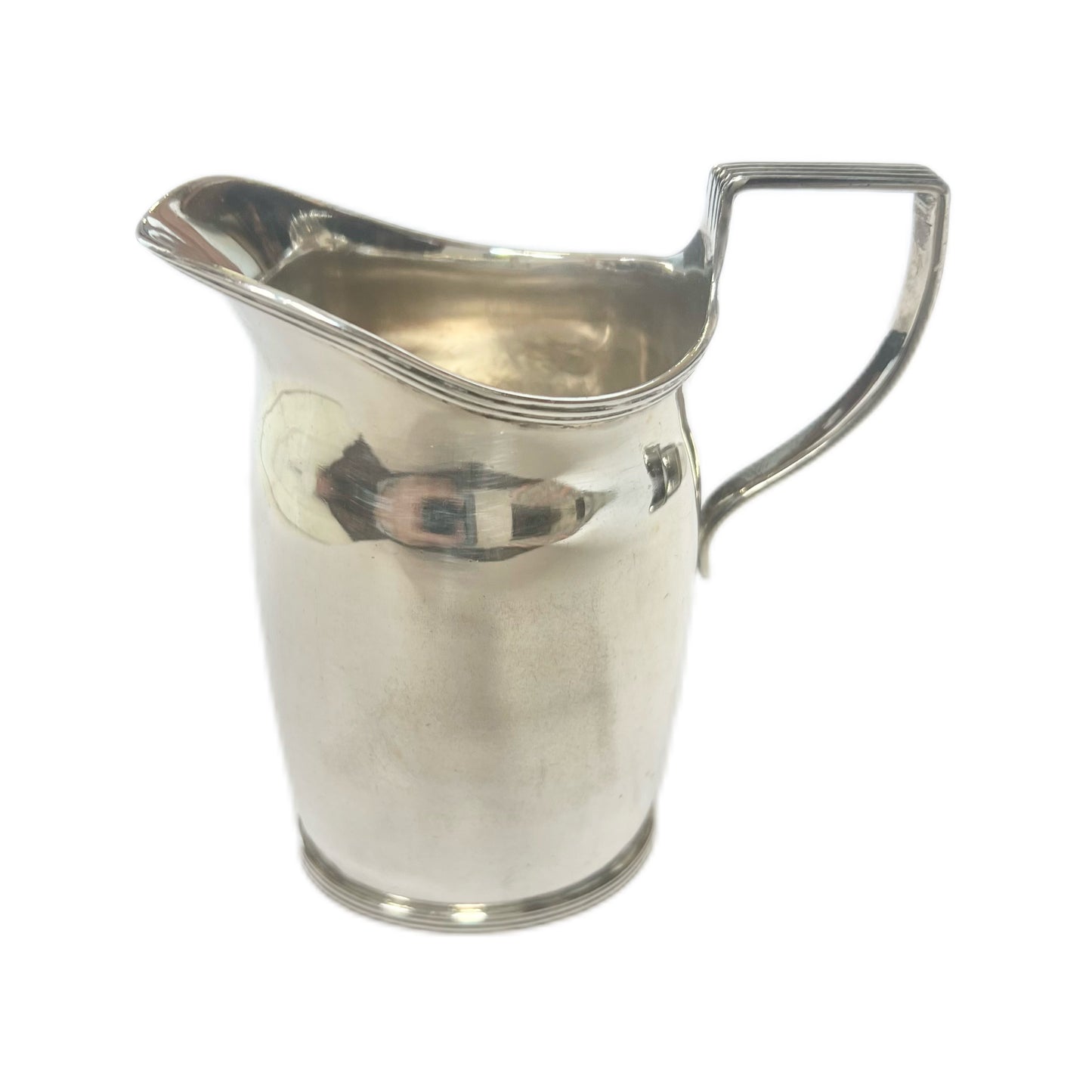 Antique Edward VII sterling silver creamer jug