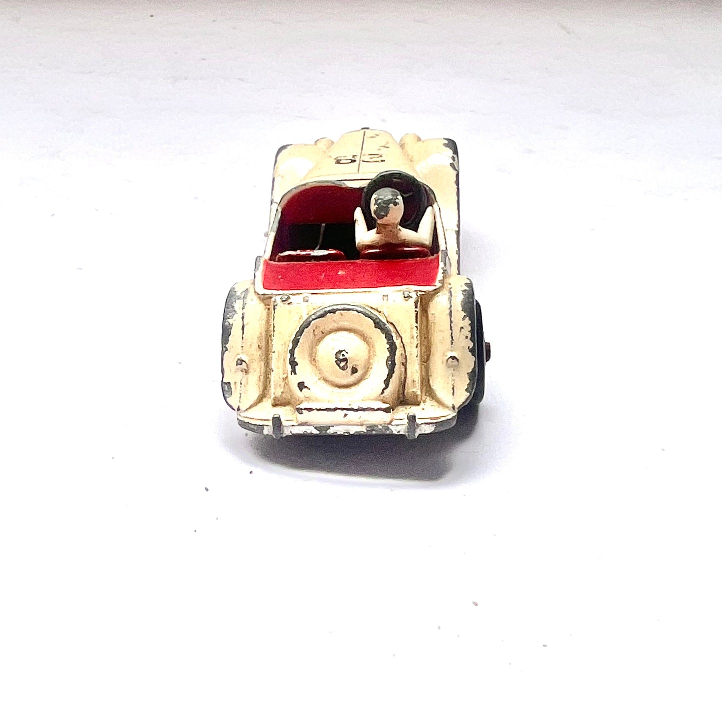 Vintage Dinky 108 MG Midget toy car, circa 1955-1959