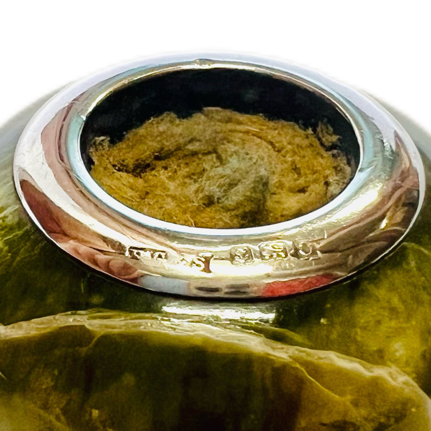 乔治五世时期古董蛇形纯银针垫