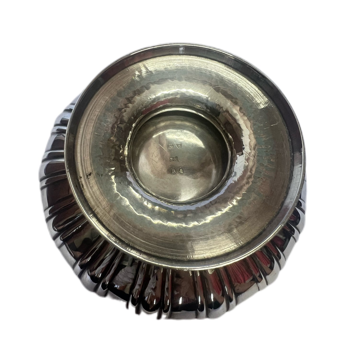 Superb crested George III footed bowl with marks for London, 1812, Samuel Hennell