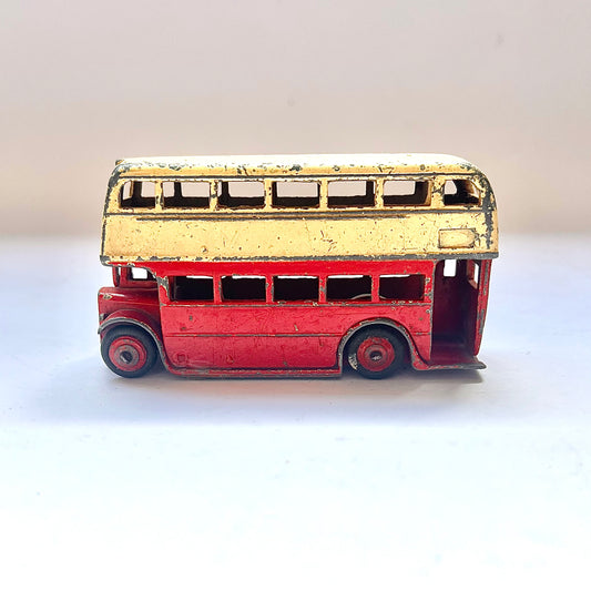 Vintage Dinky Double Decker Bus model toy car, model number 290 29C