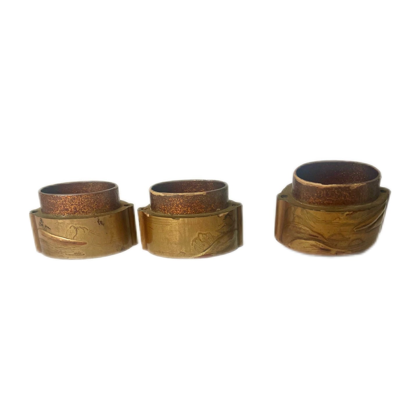 Mid to late 19th century Meiji Period gilt lacquer inro