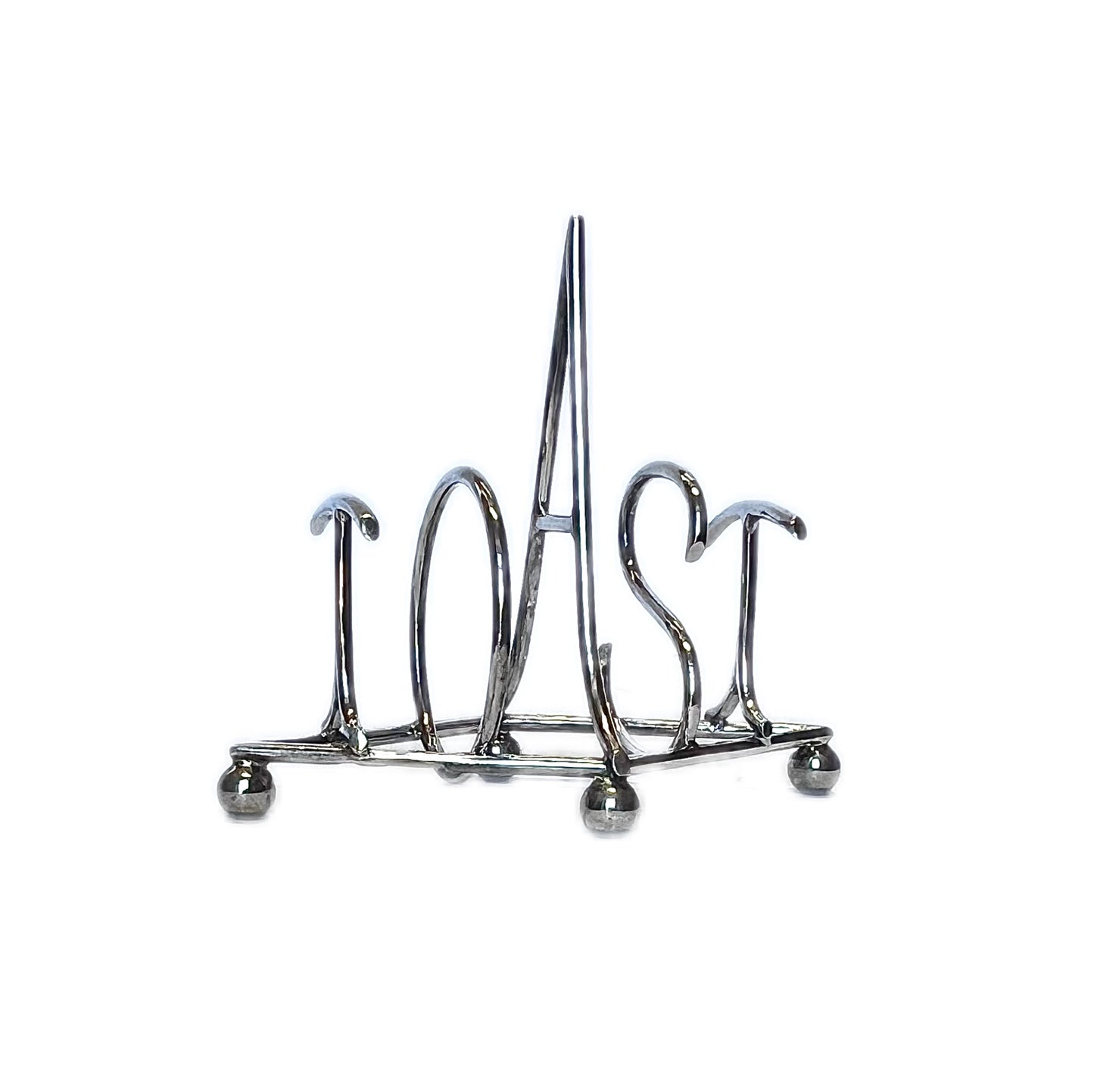 Antique Edwardian Hukin & Heath sterling silver “TOAST” rack