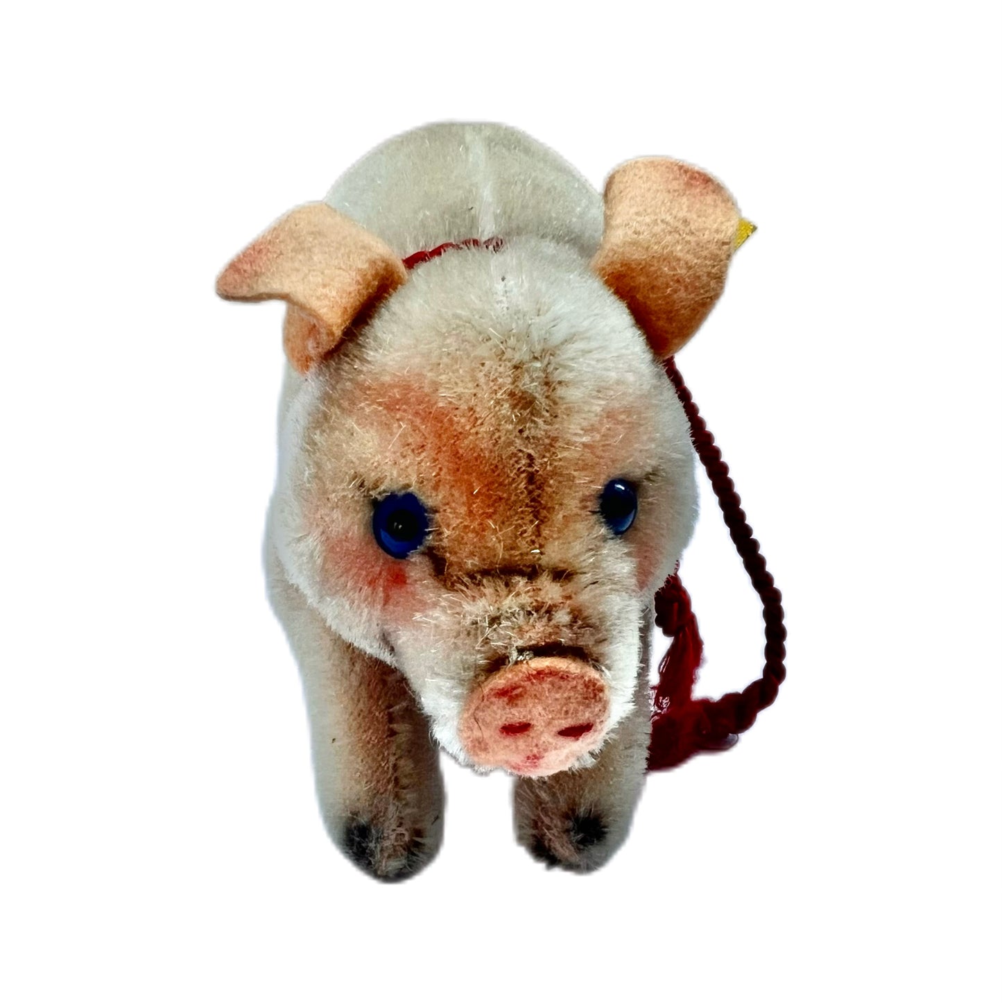 Vintage Steiff 1950s to 1960s “Jolanthe” stuffed toy pig, made in Germany