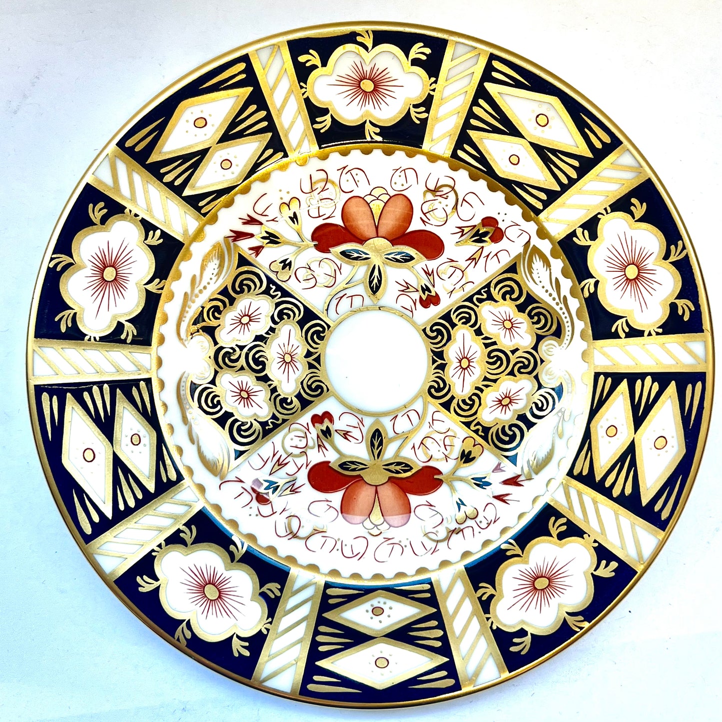 Vintage Royal Crown Derby Traditional Imari side plate circa 1976