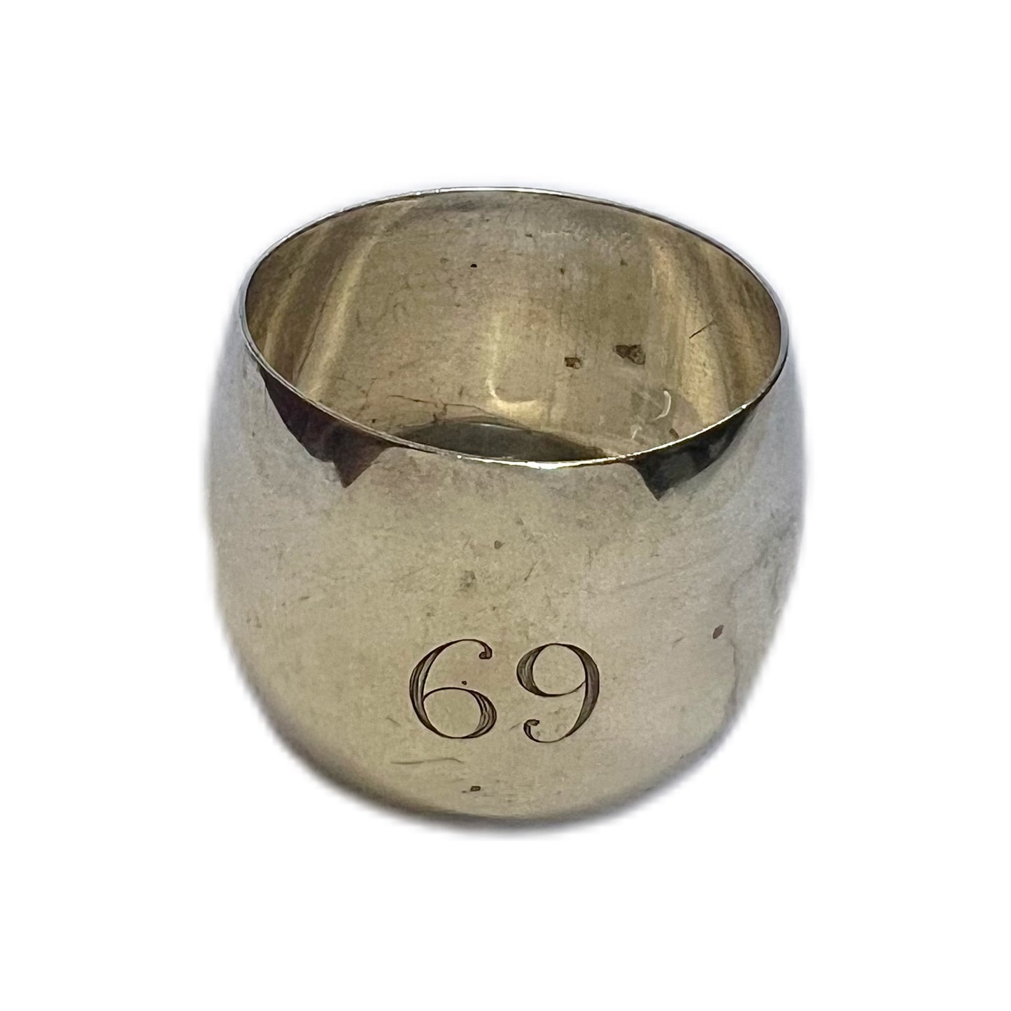 Vintage George V  Mappin & Webb 2nd Battalion of the South West Borderers sterling silver napkin ring