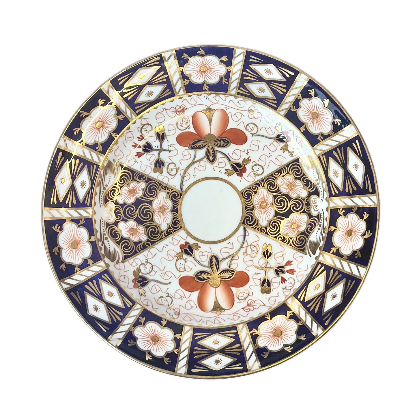 Vintage Royal Crown Derby Royal Crown Derby Traditional Imari luncheon plate, circa 1939