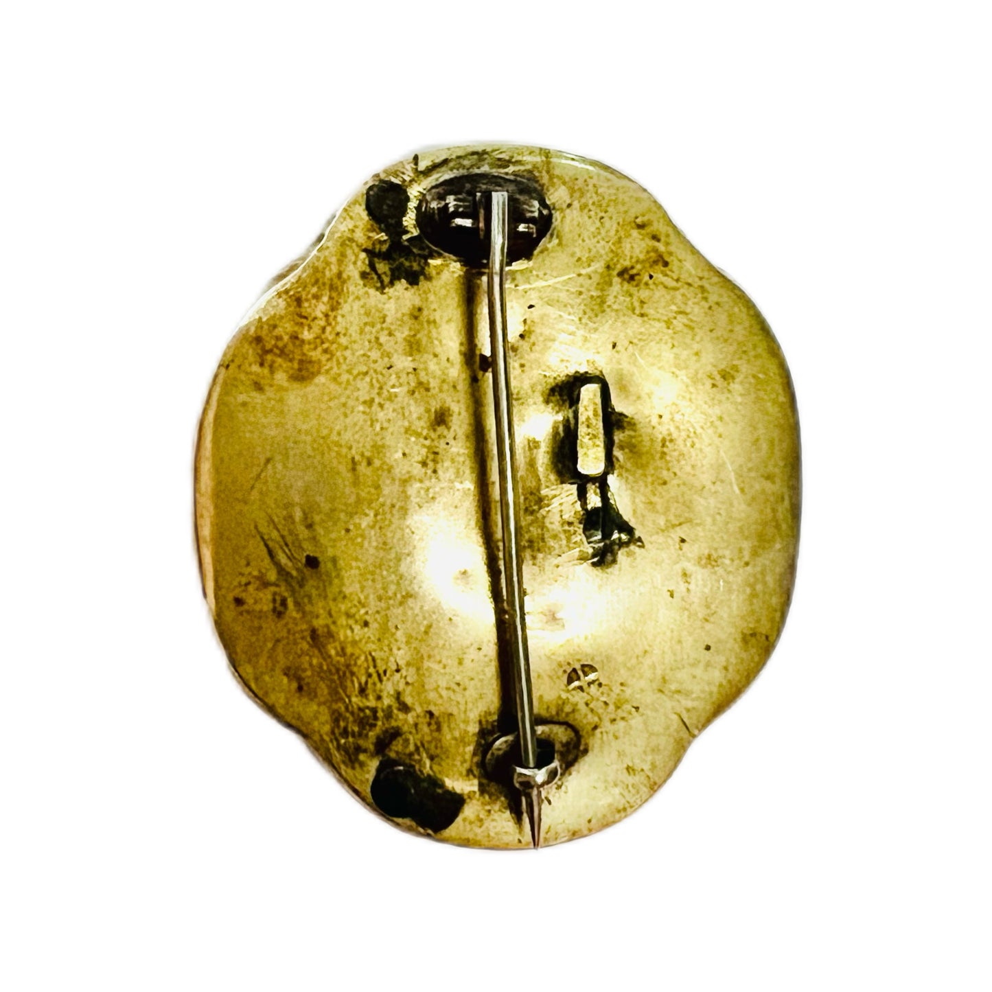 Japanese late Meiji to Taisho Period Satsuma iris brooch