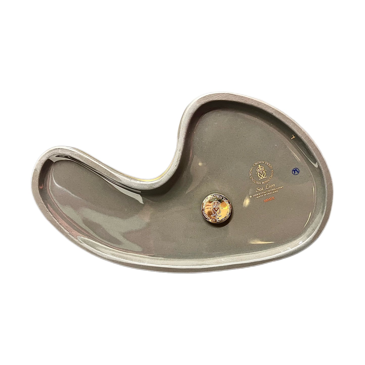 Large Royal Crown Derby Sea Lion paperweight figurine, Collectors Guild Exclusive 2009