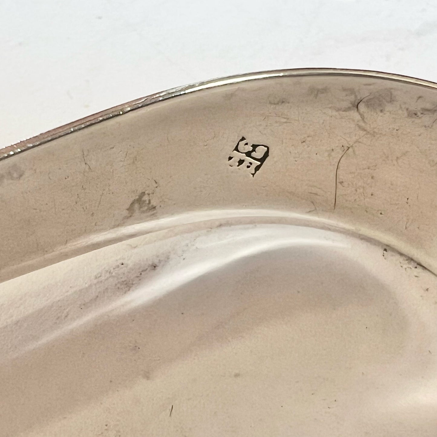 Antique pair of sterling silver George III tongs with marks for 1798, George Smith II & Thomas Hayter