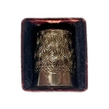 Antique Australian sterling silver “Nifty” thimble, Price & Jardine